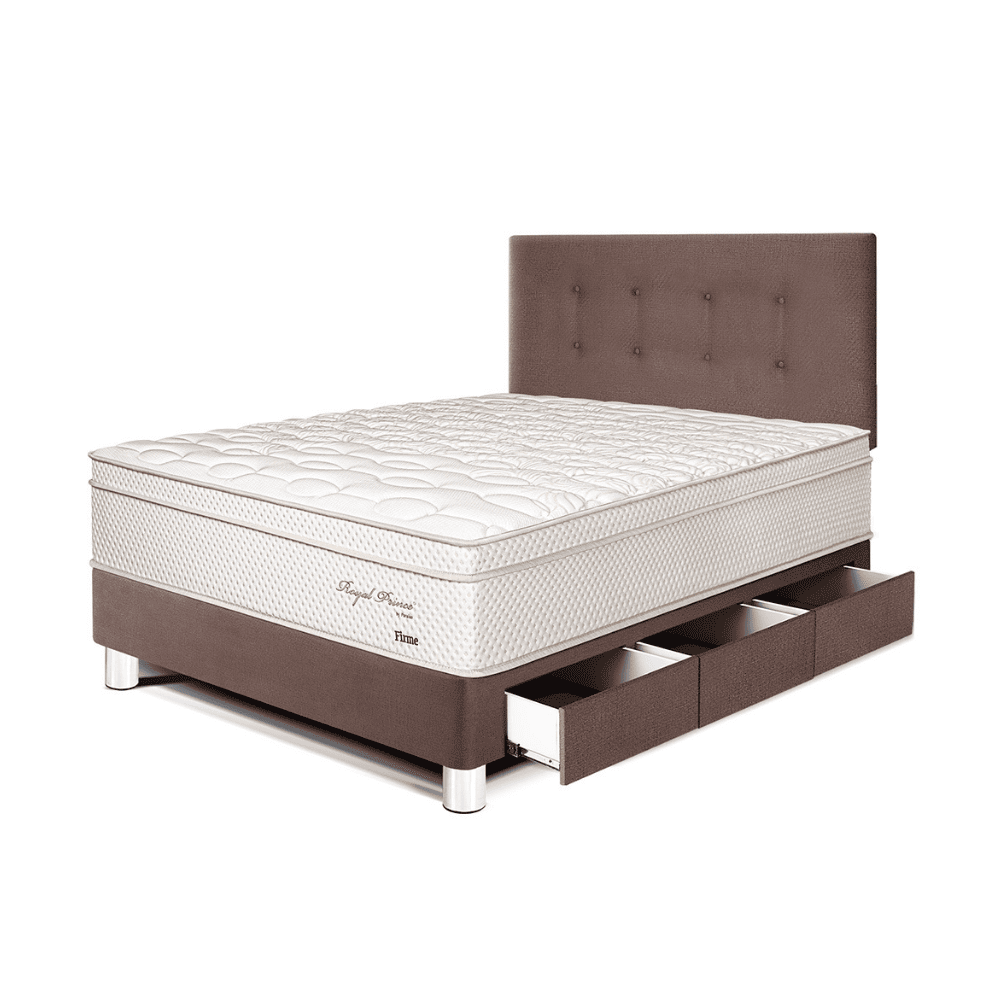 Dormitorio Paraíso Royal Prince Cajones 1.5 plazas Chocolate