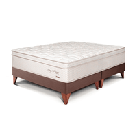 Cama Europea Royal Prince Queen Chocolate Paraiso