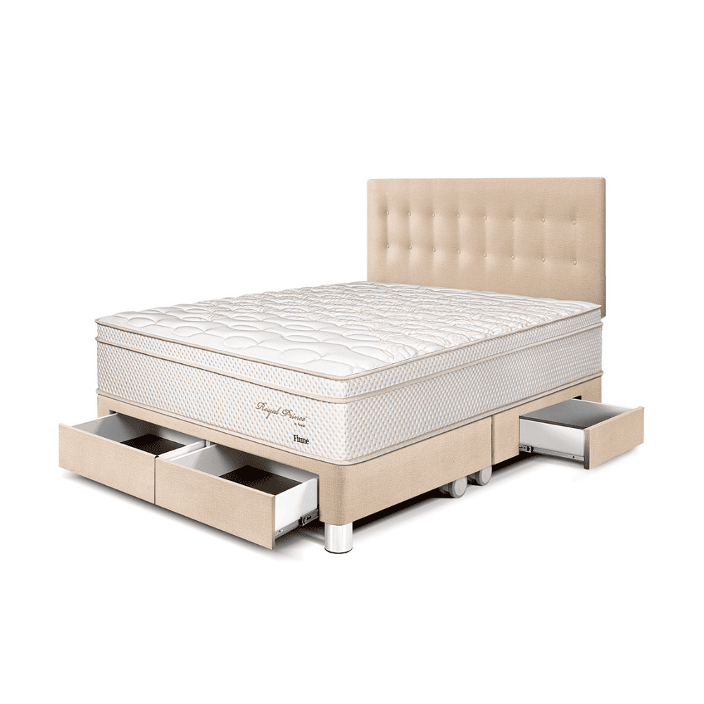 Dormitorio Royal Prince Con Cajones King Champagne Paraiso