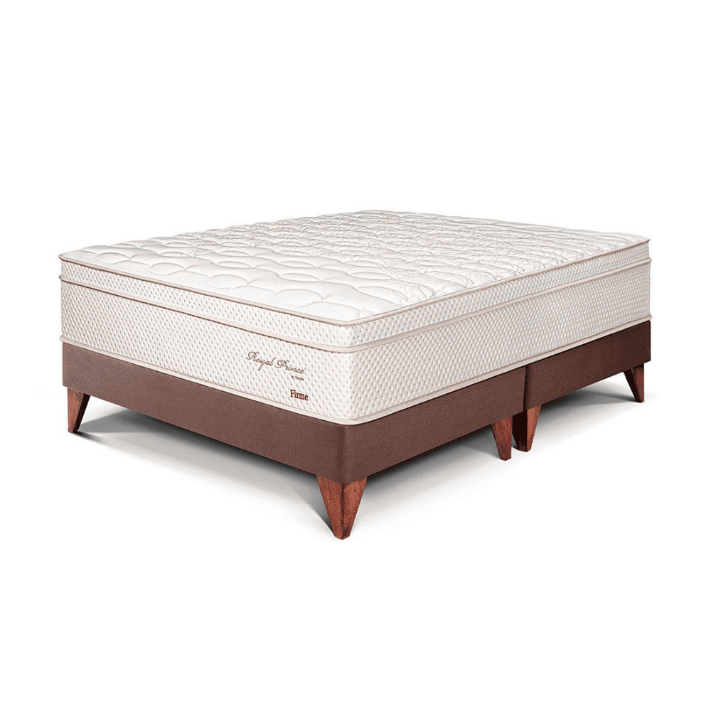 Cama Europea Royal Prince King Chocolate Paraiso