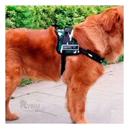 Arnes Pechera Pet Dog Talla XL en Tono Ejercito Claro