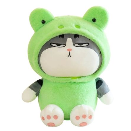 Peluche Gato Emperador Rana - Mide 25 cm
