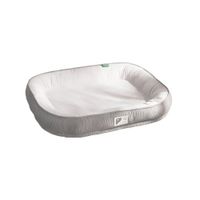 Cama Para Mascotas Extra Suave Gris Blanco - Talla XXL