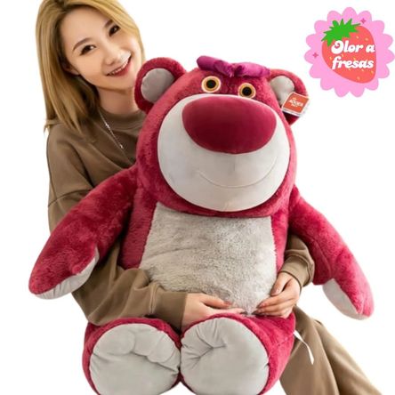 Peluche Oso Perfumado Lotso Olor a Fresas - Mide 80 cms