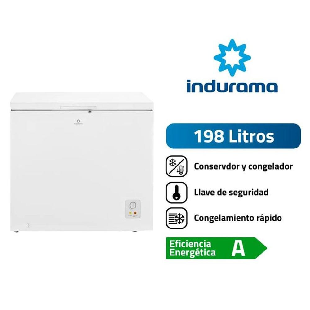 Congelador 198Lt Indurama CI-220BL - Blanco