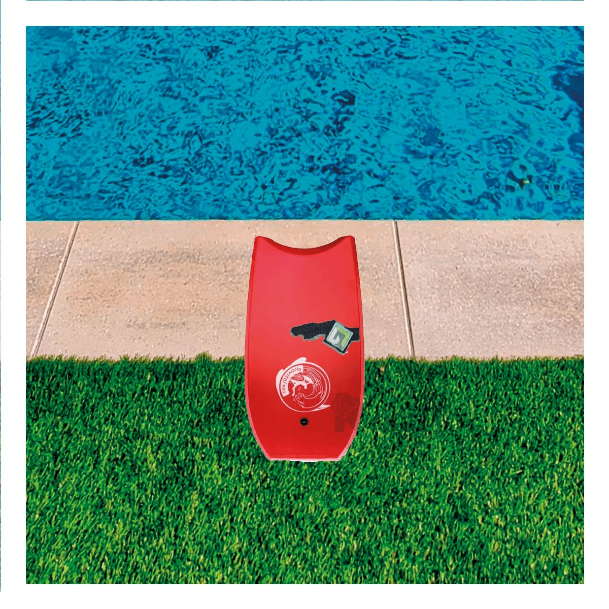 Tabla Innovadora y Acuatica de Color Rojo Y+Stickers