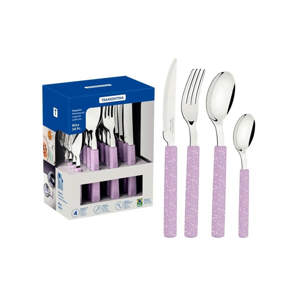 SET. Cubiertos TRAMONTINA X16 PZ ACE.INOX. SET. Cubiertos TRAMONTINA X16 PZ ACE.INOX.