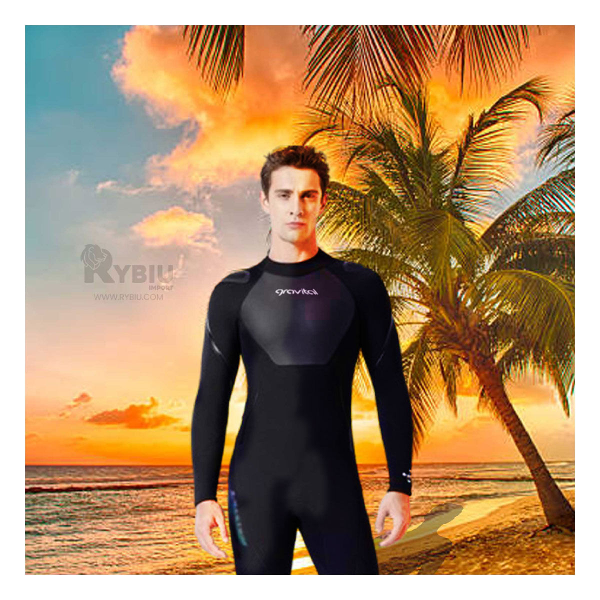 Traje de Neopreno en Talla L de Color Negro