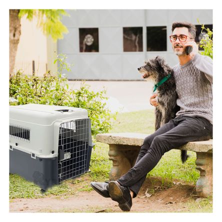 Transportador Versatil para Mascotas Plomo Oscuro Y+Agendita