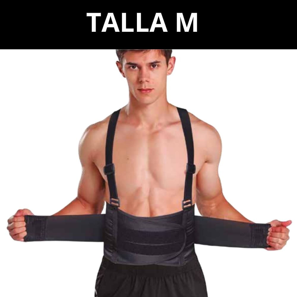 Faja Lumbar Corta Negro M – MAXSPORTS