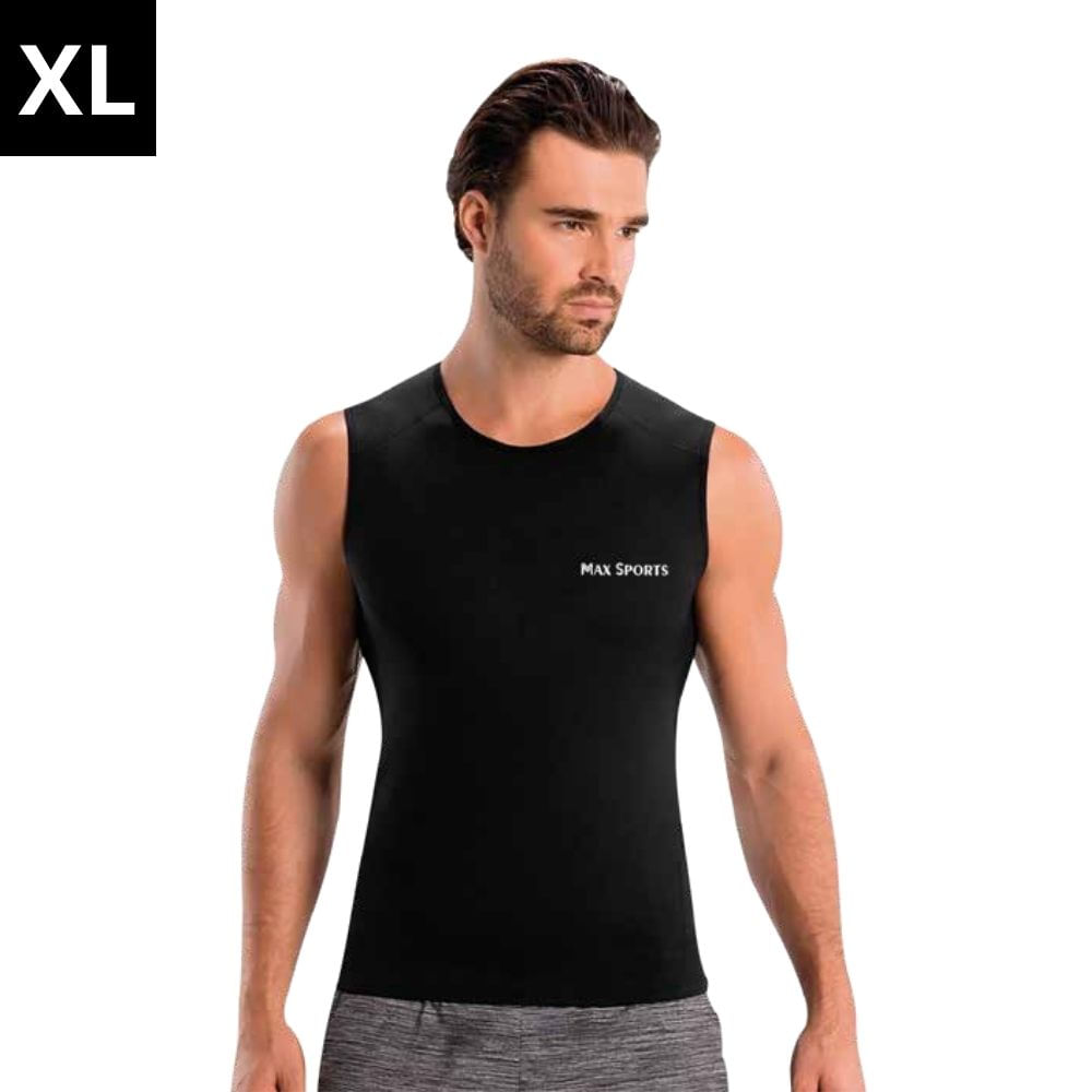 Faja Chaleco Tubular Negro XL – MAXSPORTS