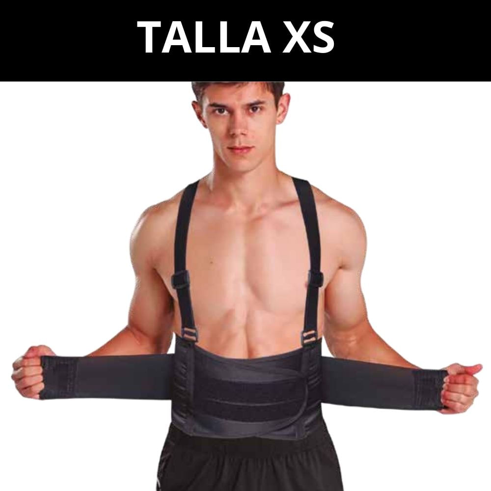 Faja Lumbar Corta Negro XS – MAXSPORTS