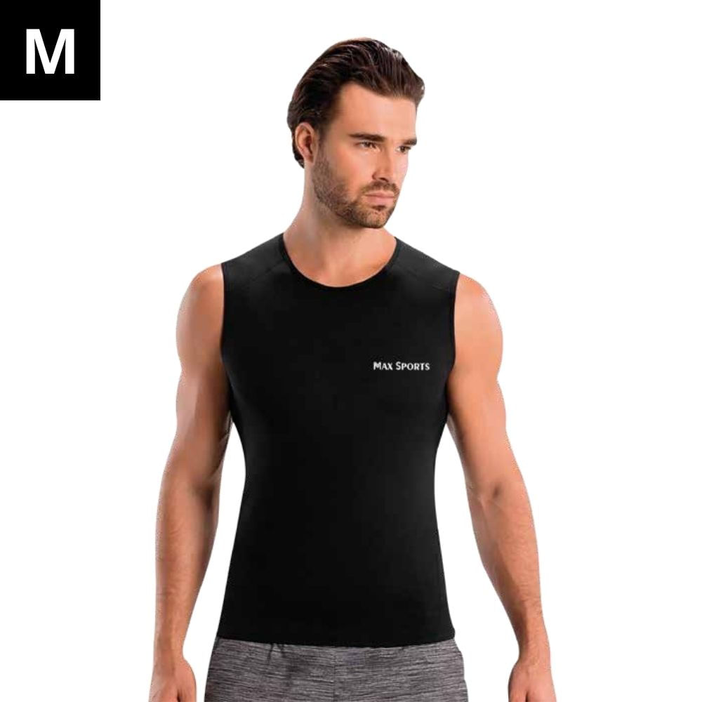 Faja Chaleco Tubular Negro M – MAXSPORTS