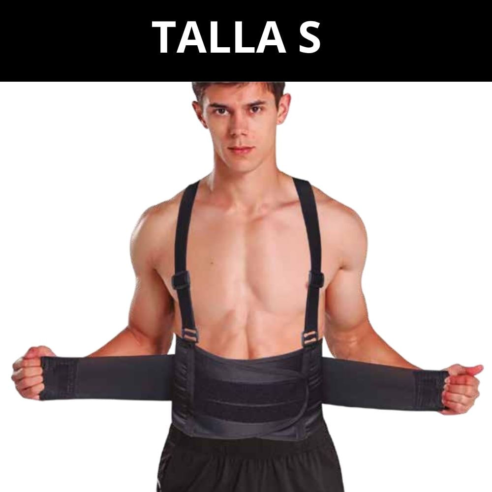 Faja Lumbar Corta Negro S – MAXSPORTS