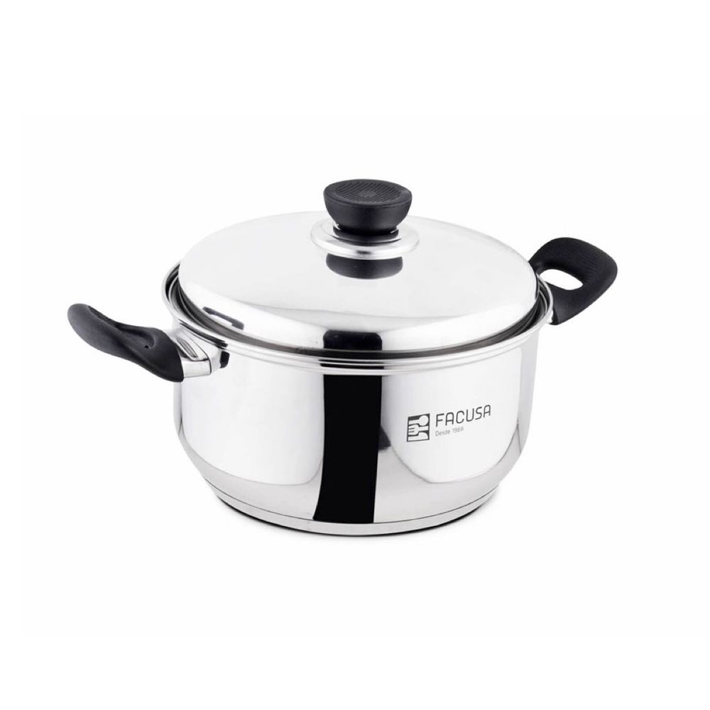 Olla Clásica 22cm Tapa de Acero Inoxidable-10116263