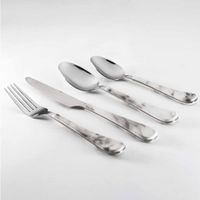Set Cubiertos X 24 Pz Smoke Marble 10286511