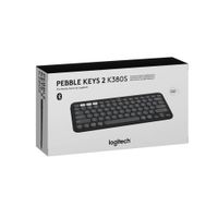 Teclado Bluetooth Logitech Pebble 2 K380s Graphite