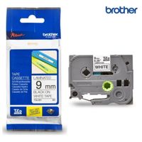 Cinta Brother TZE-221 Negro/Blanco (3.8plg x  9mm)