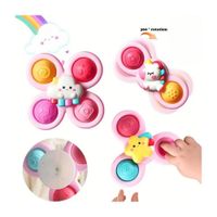 Set de Spinners Sensoriales Unicornio Rosa para Bebé
