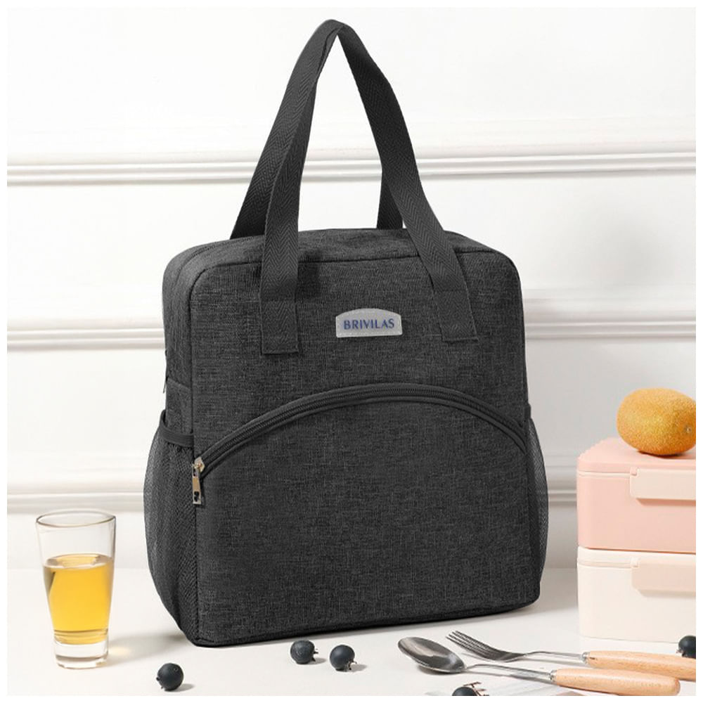 Lonchera Térmica para Comida Y Alimentos Impermeable Negro R33