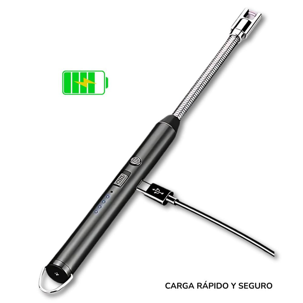 Encendedor Eléctrico Recargable Negro