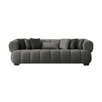 Sofá Premium Foggia - Gris Oscuro