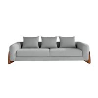 Sofá Premium Asti - Gris Claro
