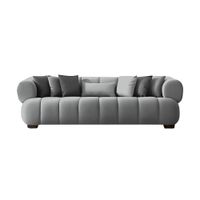 Sofá Premium Foggia - Gris Claro