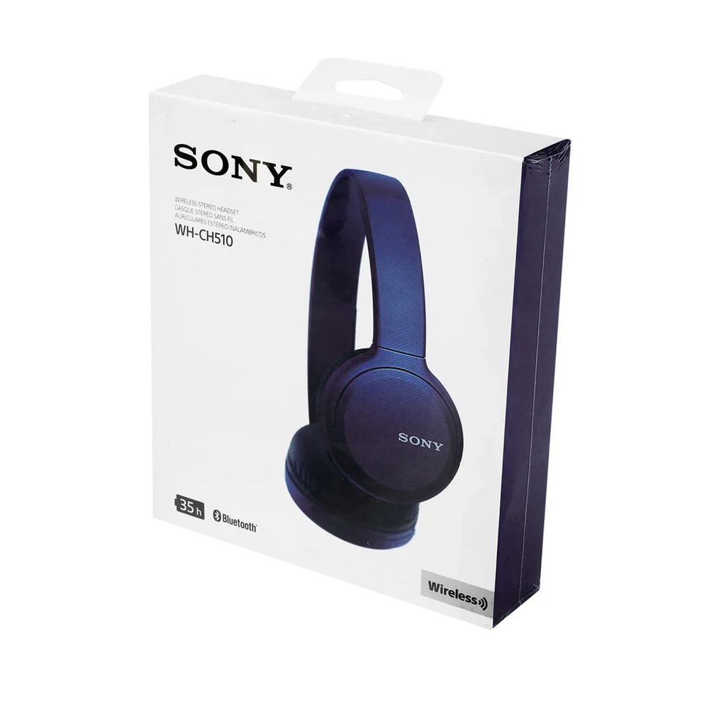 Audífonos On Ear Bluetooth Sony Wh Ch510 Azul | Promart - Promart