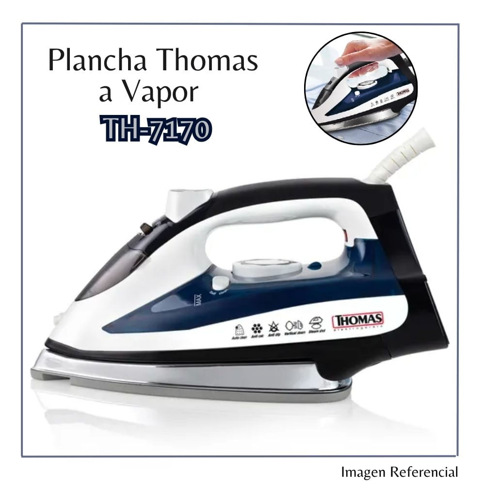 PLANCHA THOMAS ELECTRICA A VAPOR 2200 WATTS