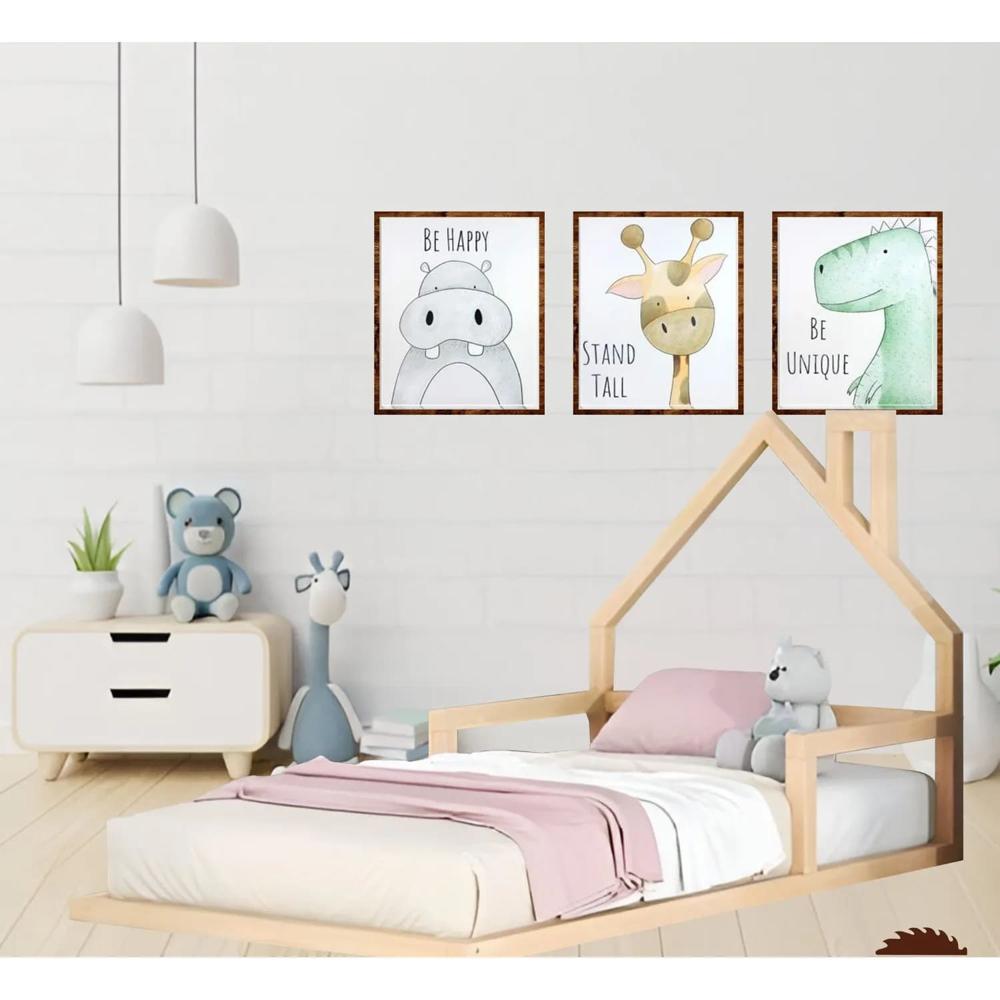 Cama Montessori Nao Plaza y Media + Armado Gratis