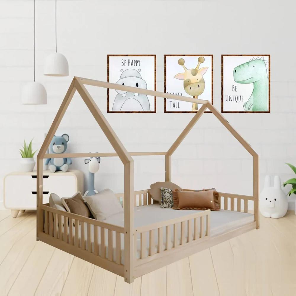 Cama Montessori Akik Plaza y Media + Armado Gratis