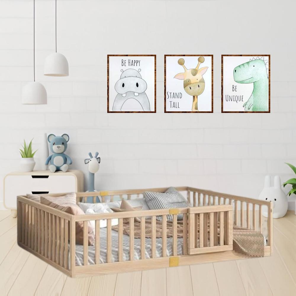 Cama Montessori Evolutiva Reyi 2 Plazas + Armado Gratis