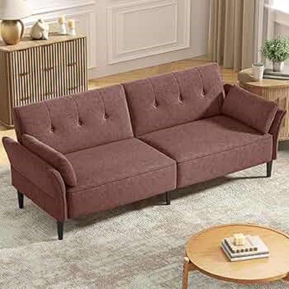 DM SOFÁ CAMA TAMESIS - MARRÓN CLARO