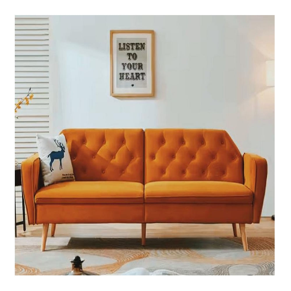 DM SOFÁ CAMA TORY - NARANJA