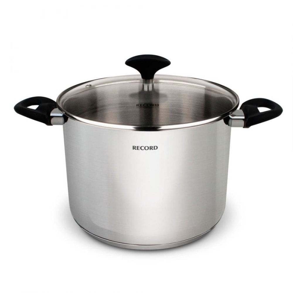 Olla Alta de Acero Inoxidable Record Gia Plus 8L GIA N24