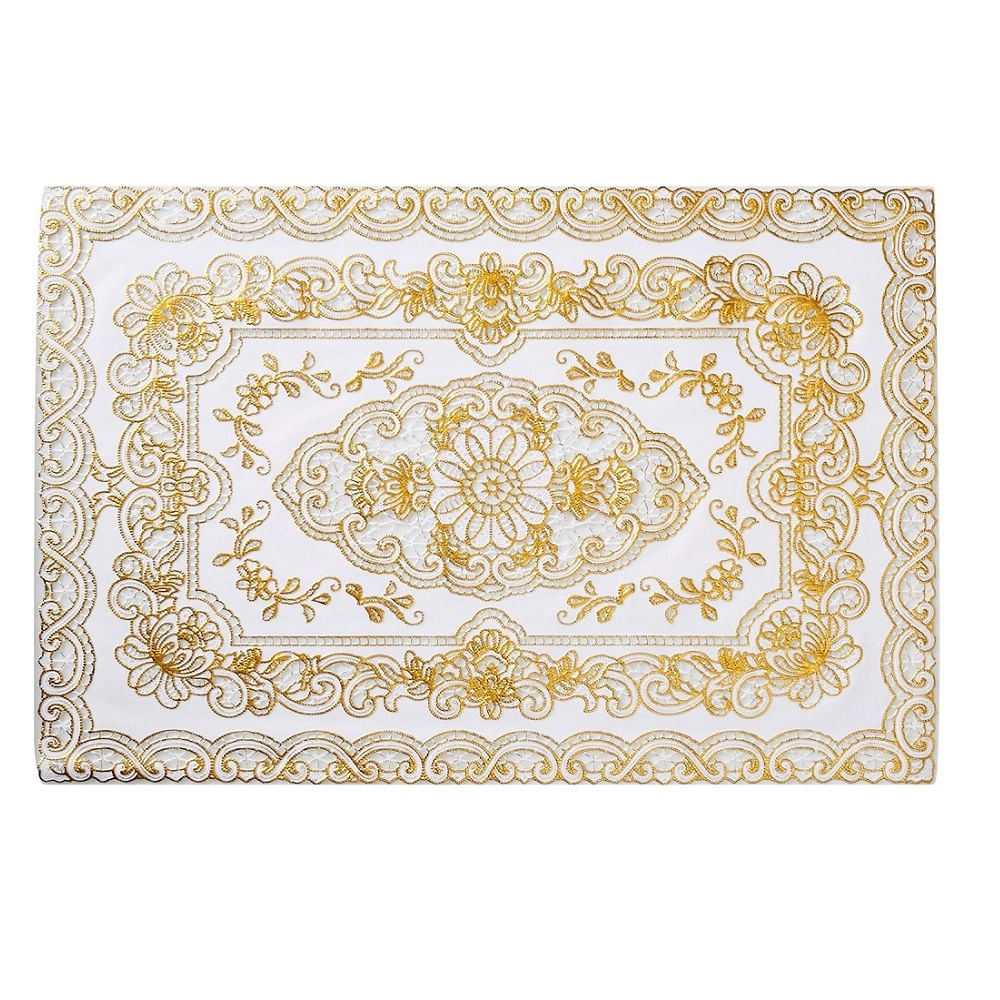 Individuales de Mesa Plateados Set de 6 Dorado