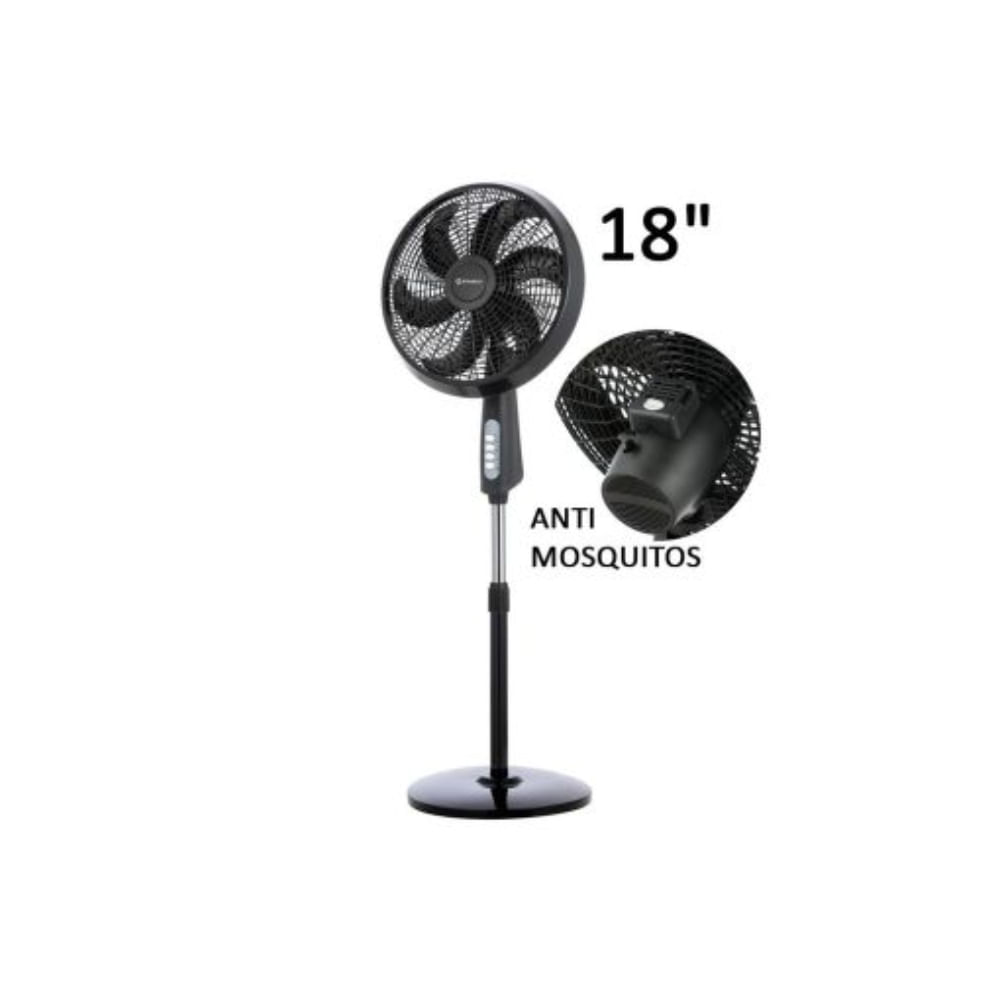 Ventilador Pedestal Imaco 18? 85W Negro FSM7518MK