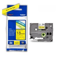 Cinta Brother TZE-641 Negro/Amarillo (3.4plg x 18mm)