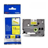 Cinta Brother TZE-S641 Negro/Amarillo (3.4plg x 18mm)