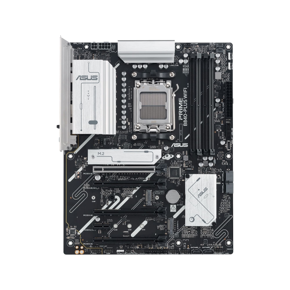 Placa base ASUS PRIME B840-PLUS WIFI ATX, Chipset AMD B840, Socket AM5