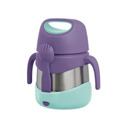 Tarro Isotermico para Comida o Papillas Lila Pop B.Box