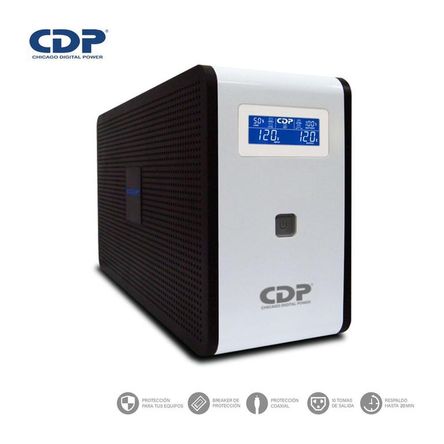 UPS CDP R-Smart751I 750VA / 375 W Autonomía 35Min 10 Salidas UPS CDP R-Smart751I 750VA / 375 W Autonomía 35Min 10 Salidas