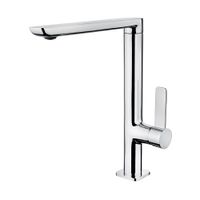 Mezcladora Monocomando Teka Fo 915 Cromada con Aireador Anticalcáreo
