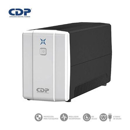 UPS CDP R-UPR1008I 1000 VA/500 W Autonomía 45 Min 8 Salidas UPS CDP R-UPR1008I 1000 VA/500 W Autonomía 45 Min 8 Salidas