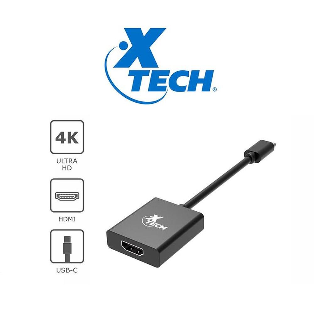 Adaptador USB Tipo-C Macho a HDMI Hembra XTC-541 Adaptador USB Tipo-C Macho a HDMI Hembra XTC-541