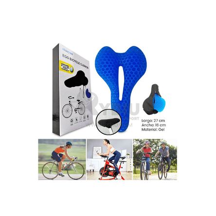 Gel Cojin para Bicicleta + Funda Gel Cojin para Bicicleta + Funda