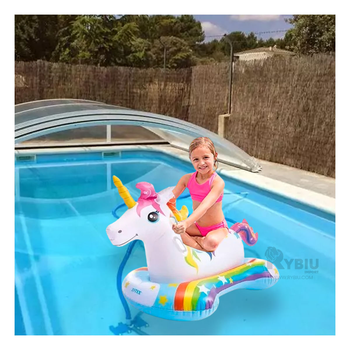 Flotador Resistente de Unicornio Multicolor Y+Agendita