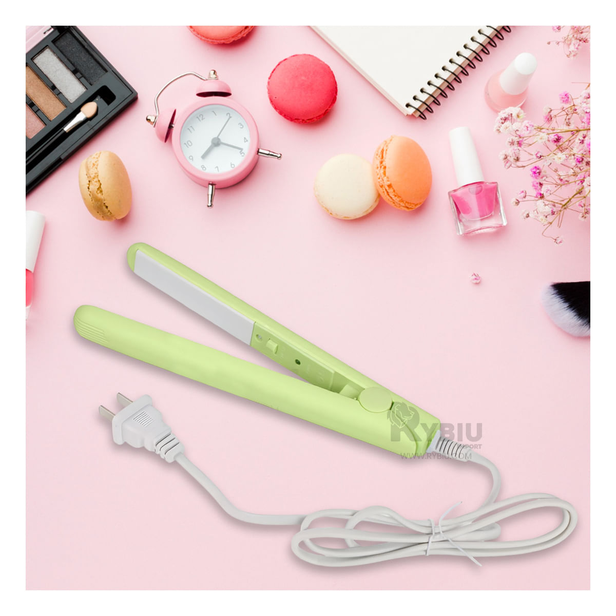 Mini Plancha Practico de Color Verde Y+Papel de Regalo