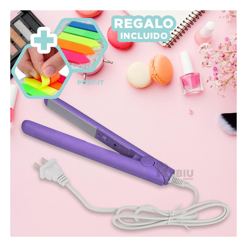 Planchador de Melena Bonito Lila Y+Post-it Adhesivos